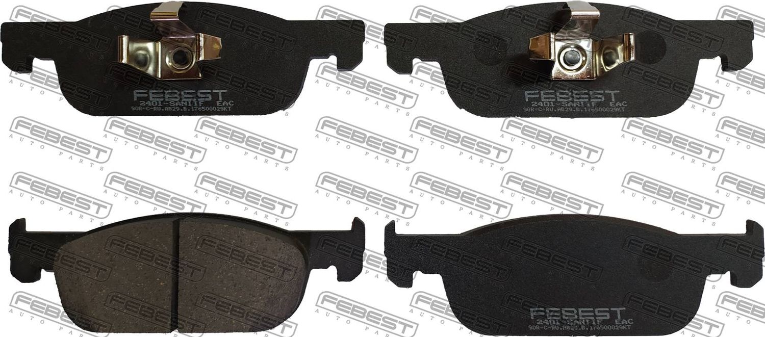Тормозные колодки Febest. Артикул 2401-SANIIF