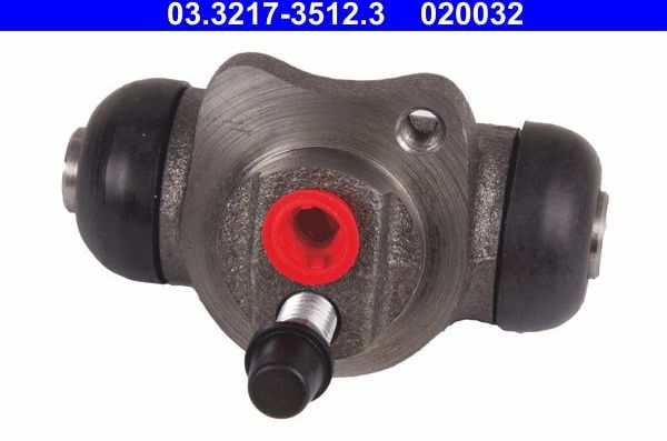 Тормозной цилиндр ATE задний для Daewoo Lanos 1997-2008. Артикул 03.3217-3512.3