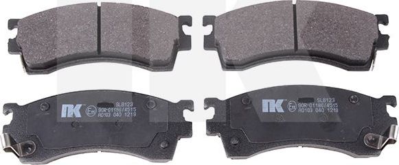 Тормозные колодки NK передние для Mazda MX-6 1992-1997. Артикул 223232