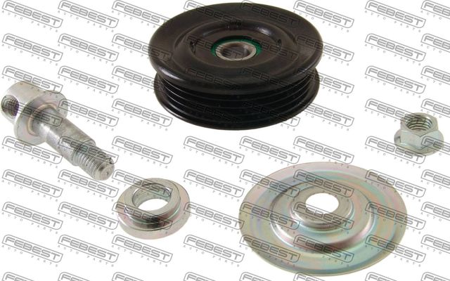 Натяжной ролик (натяжитель) приводного поликлинового ремня Febest. Артикул 0187-GX100