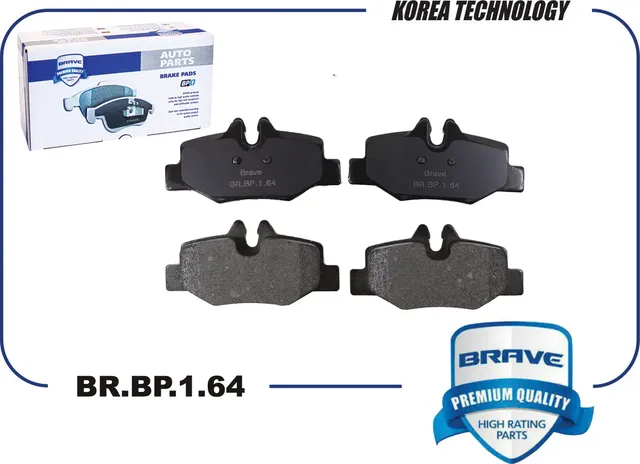 Колодки тормозные (Brave). Артикул BRBP164