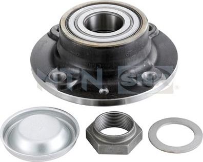 Ступичный подшипник (комплект) NTN / SNR задний для Citroen Xantia I 1995-1999. Артикул R166.24