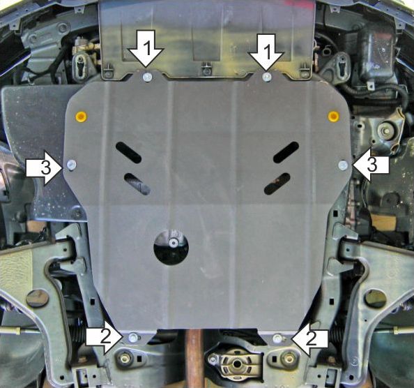 Защита Мотодор для картера и КПП Opel Astra G седан/хетчбек/универсал 1998-2005. Артикул 71501