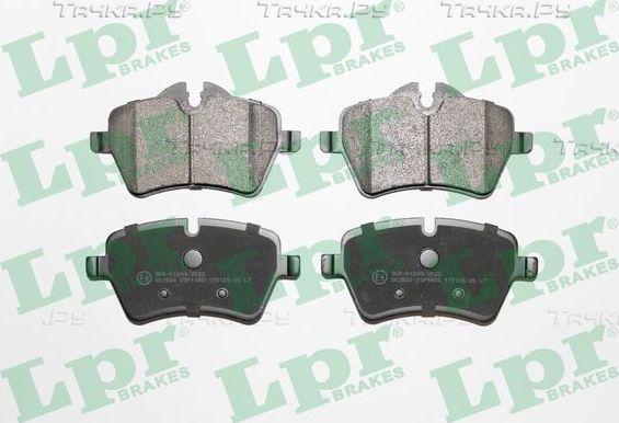 Тормозные колодки LPR передние для MINI Countryman I (R60) 2010-2016. Артикул 05P1485