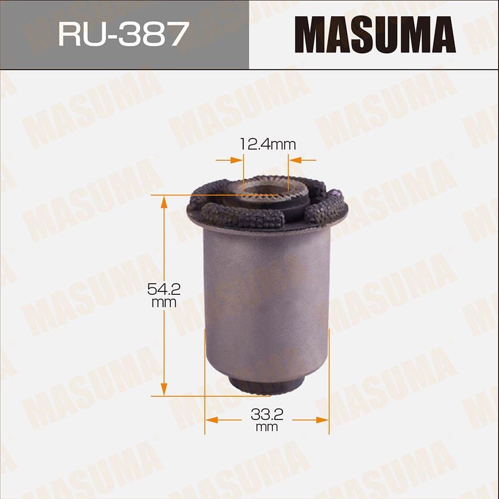 Сайлентблок заднего рычага подвески Masuma. Артикул RU-387