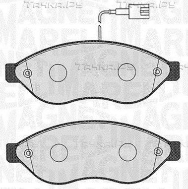 Тормозные колодки Magneti Marelli передние для Fiat Ducato III 2006-2026. Артикул 363916060189