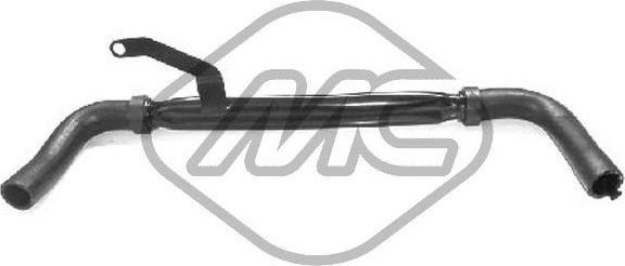 Патрубок радиатора (системы охлаждения) Metalcaucho нижний для Peugeot 406 I 1995-2004. Артикул 08565