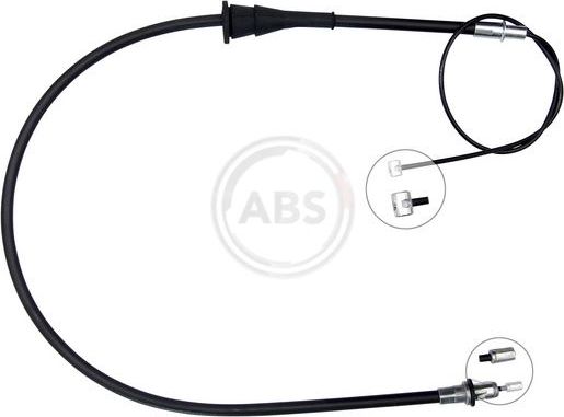 Трос ручника (тросик ручного тормоза) ABS передний для Dodge Caravan IV 2001-2007. Артикул K19862