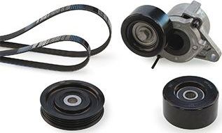 Приводной ремень поликлиновой с роликами (комплект) Gates Micro-V® Kit. Артикул K027PK1750