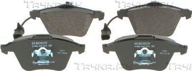 Тормозные колодки Bosch (Low-Metallic) передние для Audi A4 III (B7) 2002-2009. Артикул 0 986 495 272