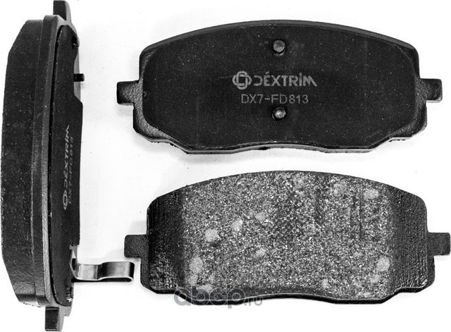 Колодки тормозные передние (Dextrim). Артикул DX7FD813