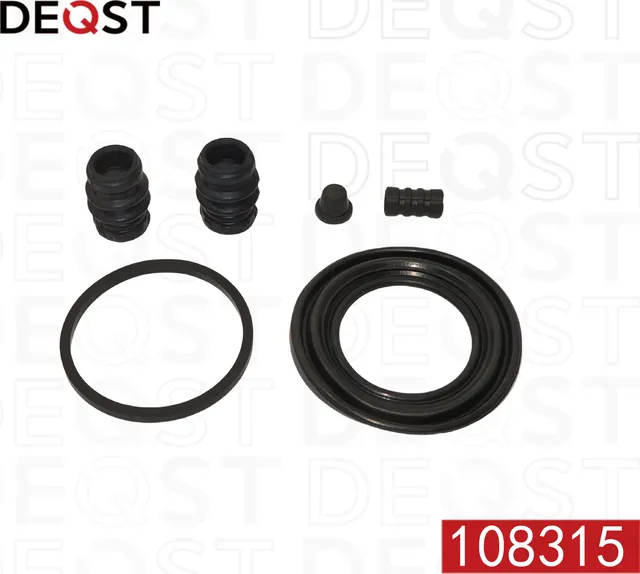 Ремкомплект тормозного суппорта (для поршня O 48 mm  суппорт Lucas). NISSAN Micra (K11) 92-03 (Перед (Deqst). Артикул 108315