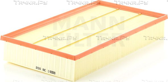 Воздушный фильтр Mann-Filter для Volkswagen Tiguan II 2016-2026. Артикул C 38 002