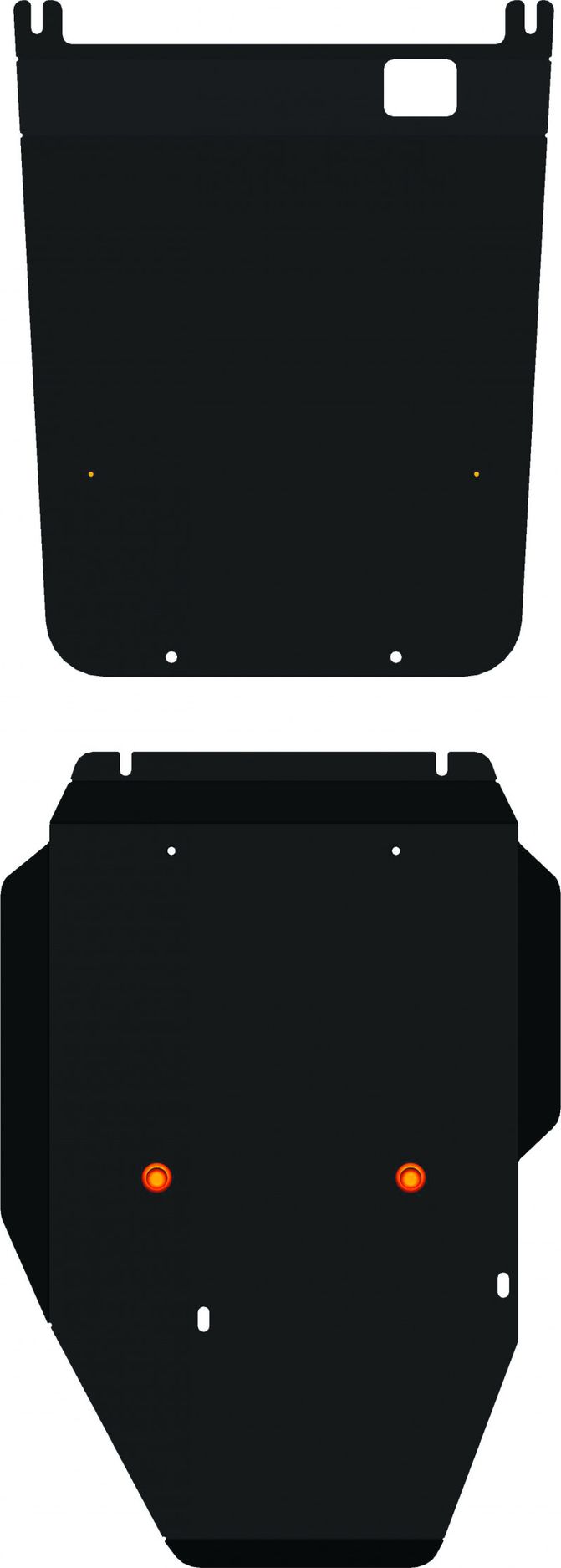 Защита Alfeco для картера и АКПП Mercedes-Benz M-Класс (ML) W164 2005-2011. Артикул ALF.36.07