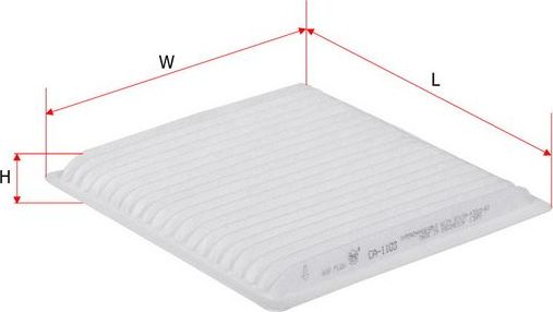 Салонный фильтр Sakura. Артикул CA-1103