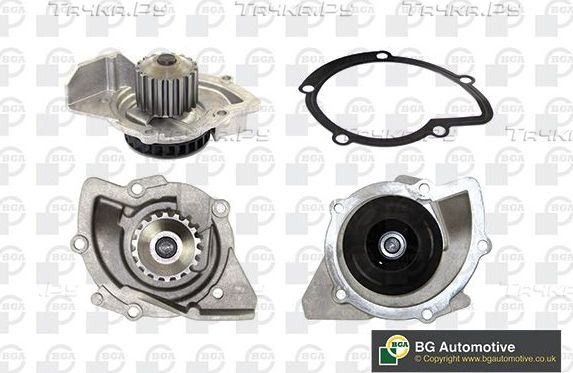 Помпа (водяной насос) BGA для Peugeot 5008 I 2009-2017. Артикул CP3910
