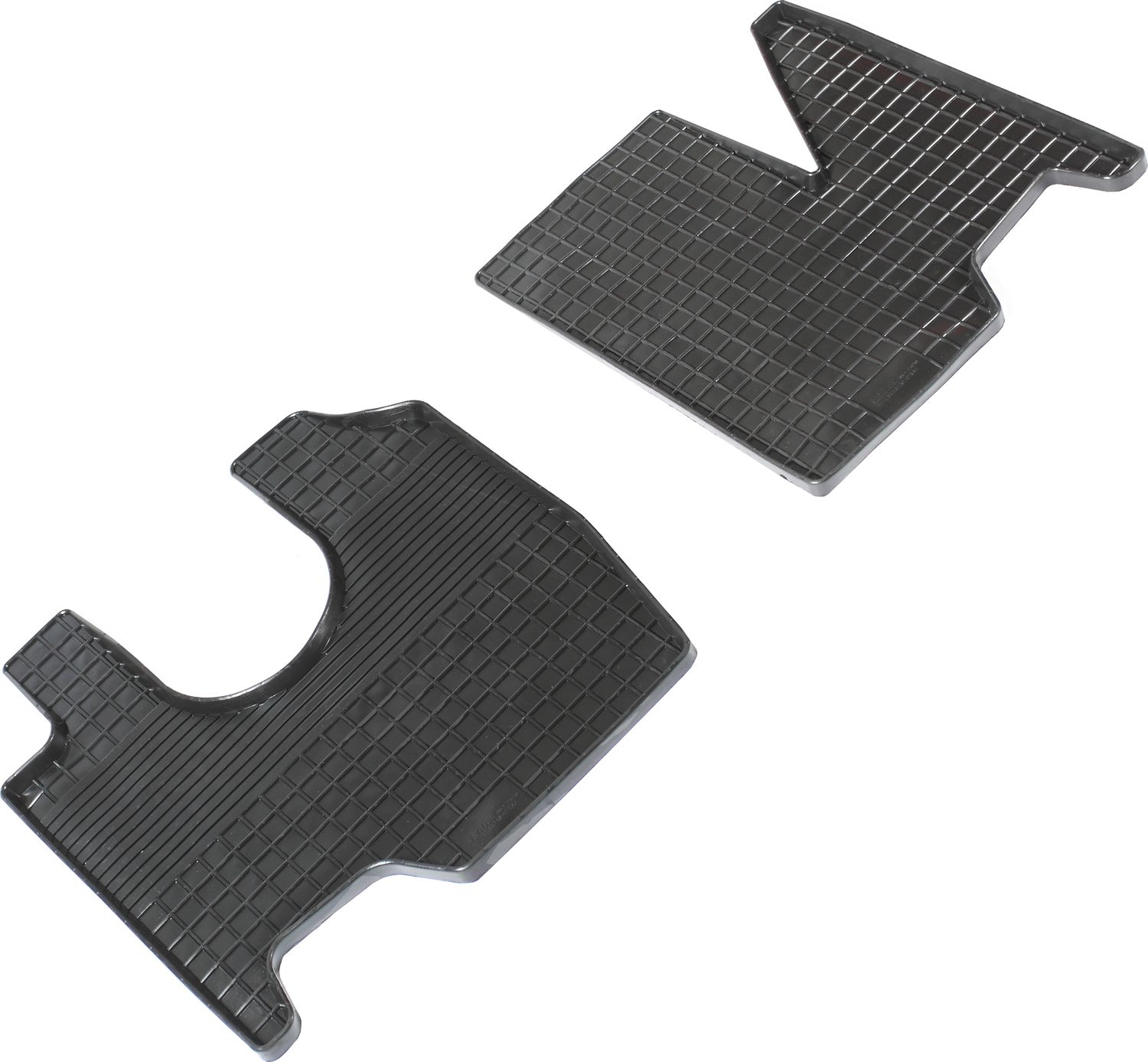 Коврики резиновые Seintex с узором сетка для салона Mercedes-Benz Atego 1998-2026. Артикул 82562