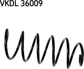 Пружина подвески SKF. Артикул VKDL 36009
