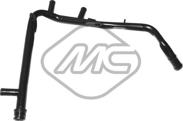 Патрубок радиатора (системы охлаждения) Metalcaucho для Audi TT I (8N) 1998-2006. Артикул 03189