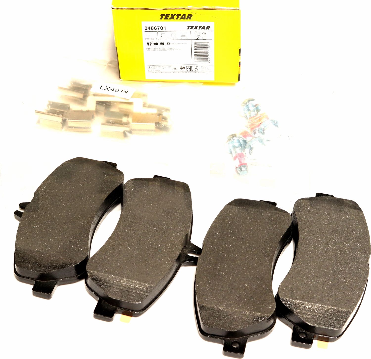Тормозные колодки Textar. Артикул 2486701