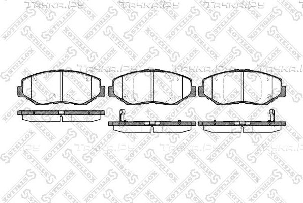 Тормозные колодки Stellox. Артикул 910 000B-SX