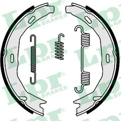 Тормозные колодки (стояночная тормозная система) LPR. Артикул 09660