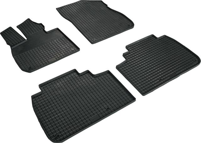 Коврики резиновые Seintex с узором сетка для салона LiXiang L7 2021-2026. Артикул 99712