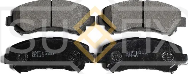 Колодки тормозные дисковые передние правые/левые NISSAN JUKE (F15) 2010-2014 (Sufix). Артикул SX1380