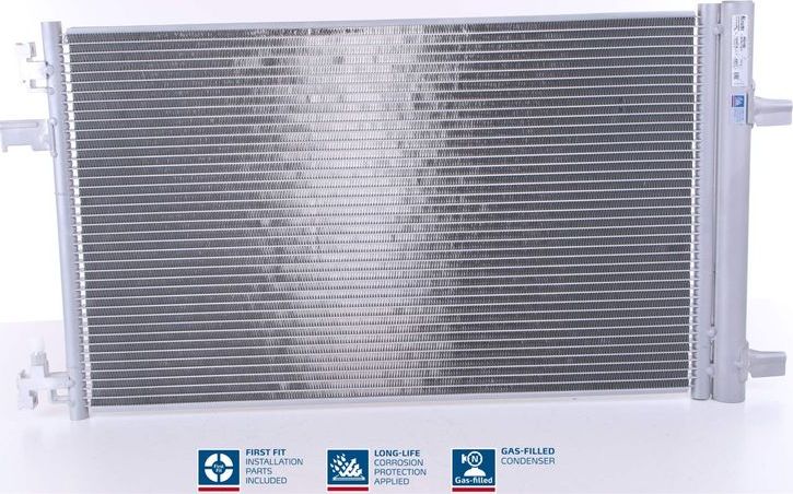 Радиатор кондиционера (конденсатор) Nissens (алюминий). Артикул 940533