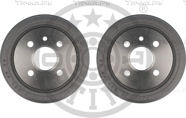 Тормозной барабан Optimal задний для Daewoo LeMans 1990-1995. Артикул BT-0130