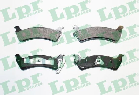 Тормозные колодки LPR задние для Jeep Cherokee II (XJ) 1984-2001. Артикул 05P595