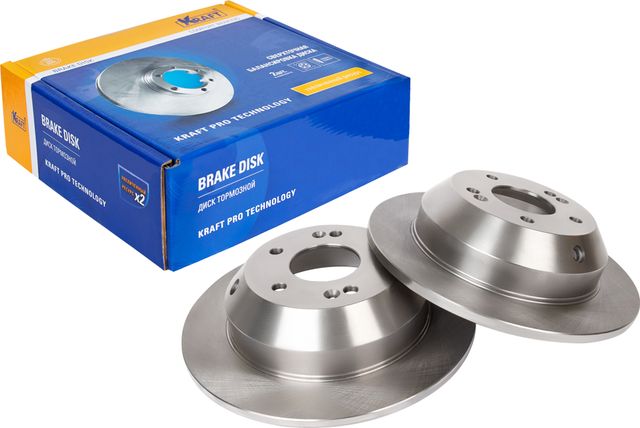 Диск тормозной задний (Kraft). Артикул KT016093