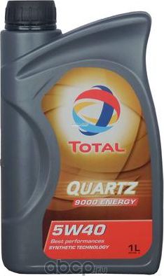 Масло моторное Total Quartz 9000 ENERGY 5W40 синтетическое 1 л Total. Артикул 166245