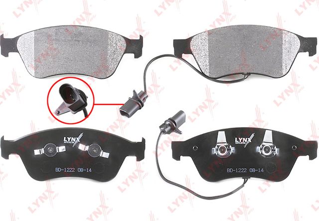 Тормозные колодки LYNXauto. Артикул BD-1222