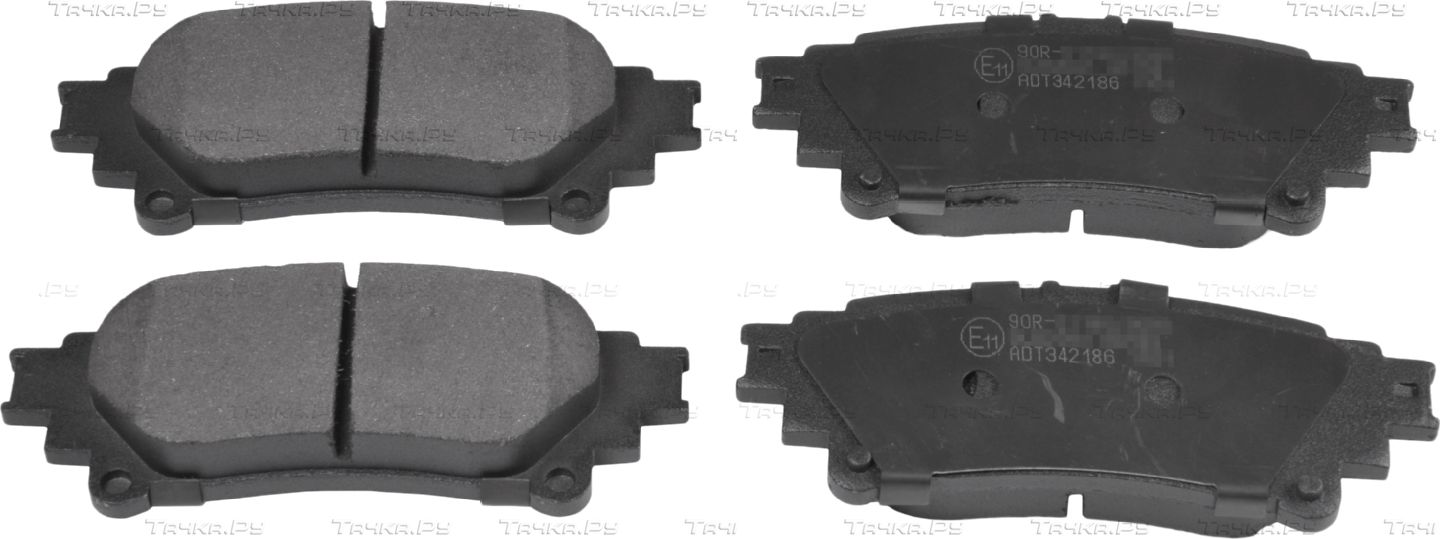 Тормозные колодки Blue Print задние для Lexus RX III 2008-2015. Артикул ADT342186