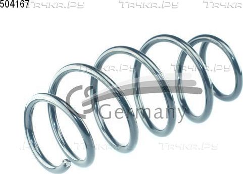 Пружина подвески CS-Germany передняя для Ford Fiesta VI 2008-2019. Артикул 14.504.167