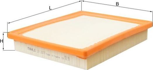 Воздушный фильтр Mahle. Артикул LX 2870