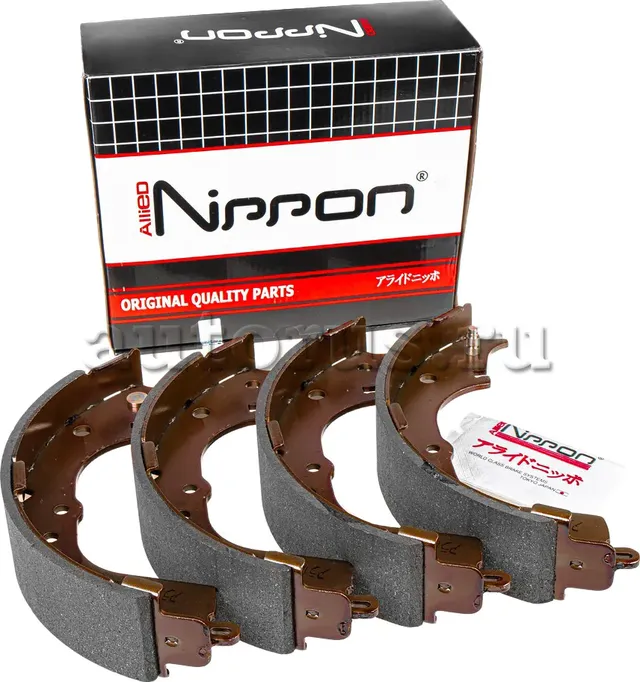 Колодки тормозные барабанные | зад | (Allied Nippon). Артикул ABS0118