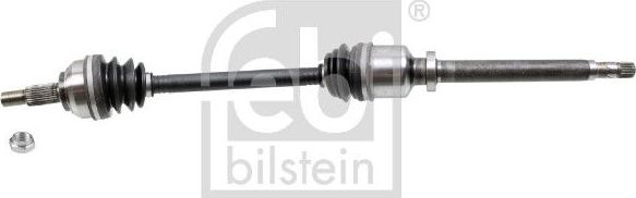 Полуось (привод в сборе, приводной вал) Febi Bilstein. Артикул 181117