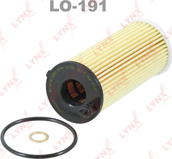 Масляный фильтр LYNXauto для BMW 2 F22 2014-2026. Артикул LO-191