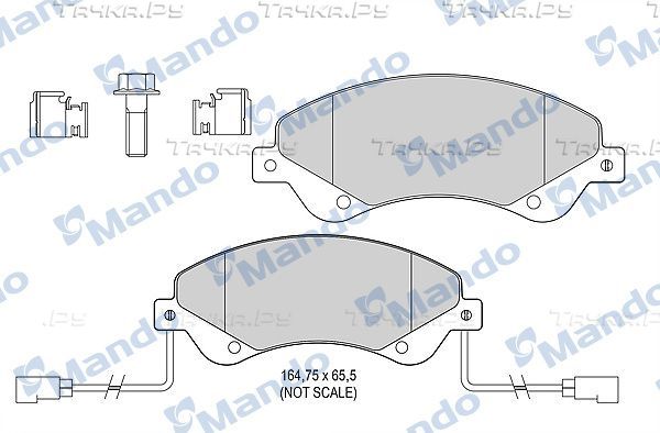 Тормозные колодки Mando. Артикул MBF015033