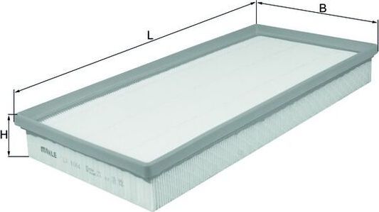 Воздушный фильтр Mahle. Артикул LX 1004