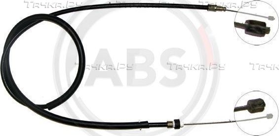 Трос ручника (тросик ручного тормоза) ABS. Артикул K15497