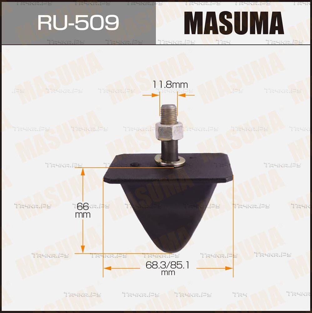 Сайлентблок заднего рычага подвески Masuma правый/левый верхний для Mitsubishi Pajero III 2000-2007. Артикул RU-509