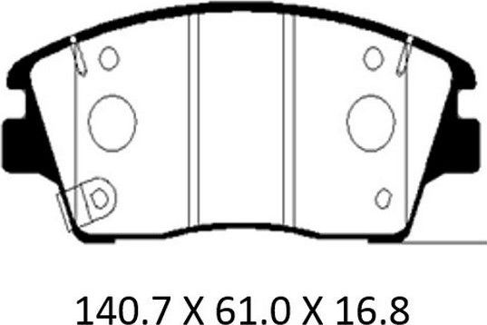 Тормозные колодки Patron. Артикул PBP094KOR