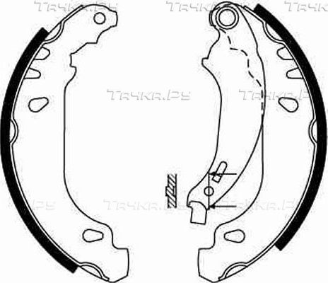 Тормозные колодки TRW задние для Renault Sandero II 2009-2026. Артикул GS8669