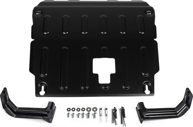 Защита АвтоБроня для картера и КПП Hyundai Creta I поколение 2016-2021. Артикул 111.02360.1.1