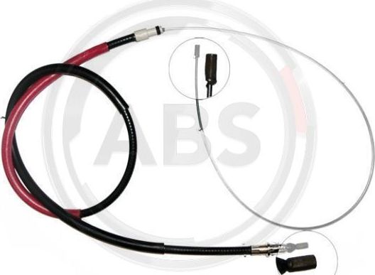 Трос ручника (тросик ручного тормоза) ABS. Артикул K16766