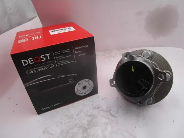Ступица с подшипником в сборе задняя ( под датчик ABS) FORD Focus II 04-   C-Max 03- (Deqst) Deqst. Артикул 107085