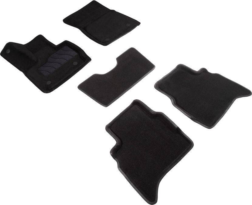 Комплект ковриков 3D Seintex для салона Mercedes-Benz G-Класс W463 2019-2026 ЧЕРНЫЙ. Артикул 92949